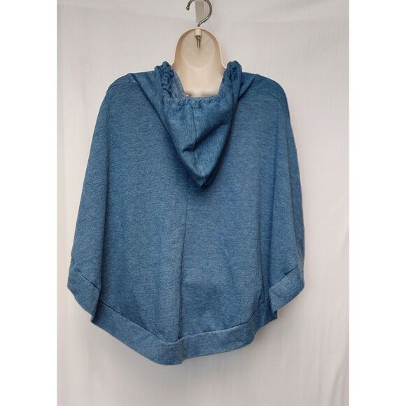 Roxy Cape Poncho Sweater Size XS Color Blue - Picture 8 of 10